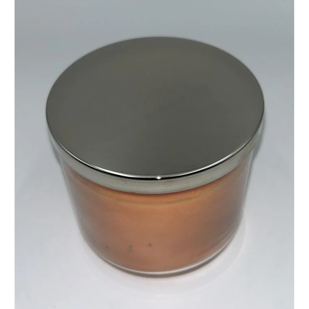 Bath & Body Works White Barn Peach Bellini Large 3-Wick Scented Candle 14.5 oz. - Picture 3 of 5